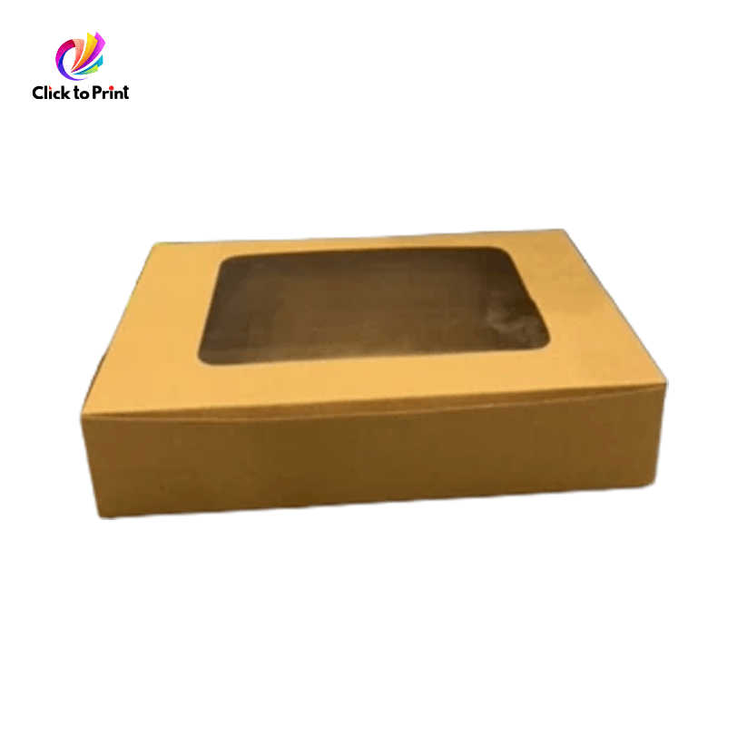 Kraft Brownie (Box 9x6x2) With Window