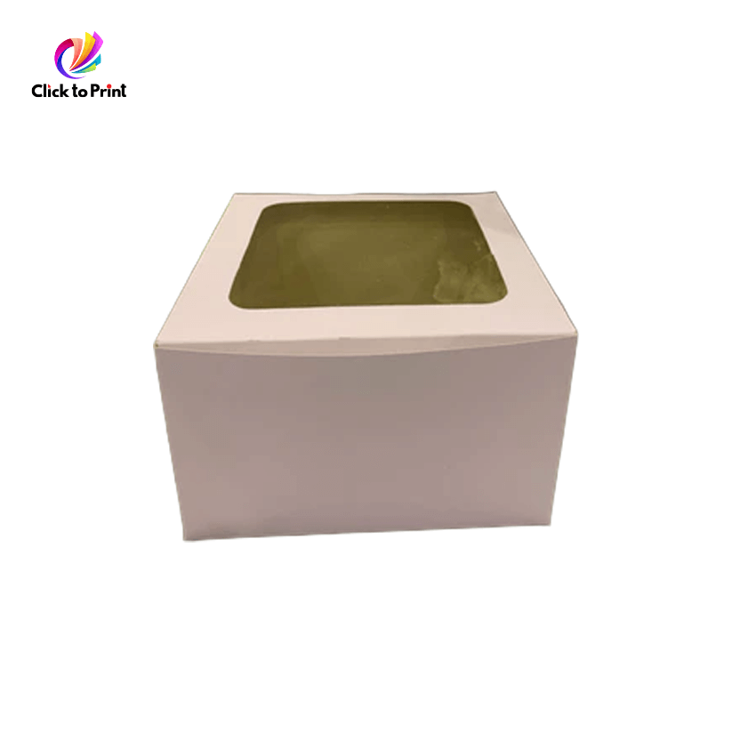Cake Box (8x8x5) For 1 Pound With Window