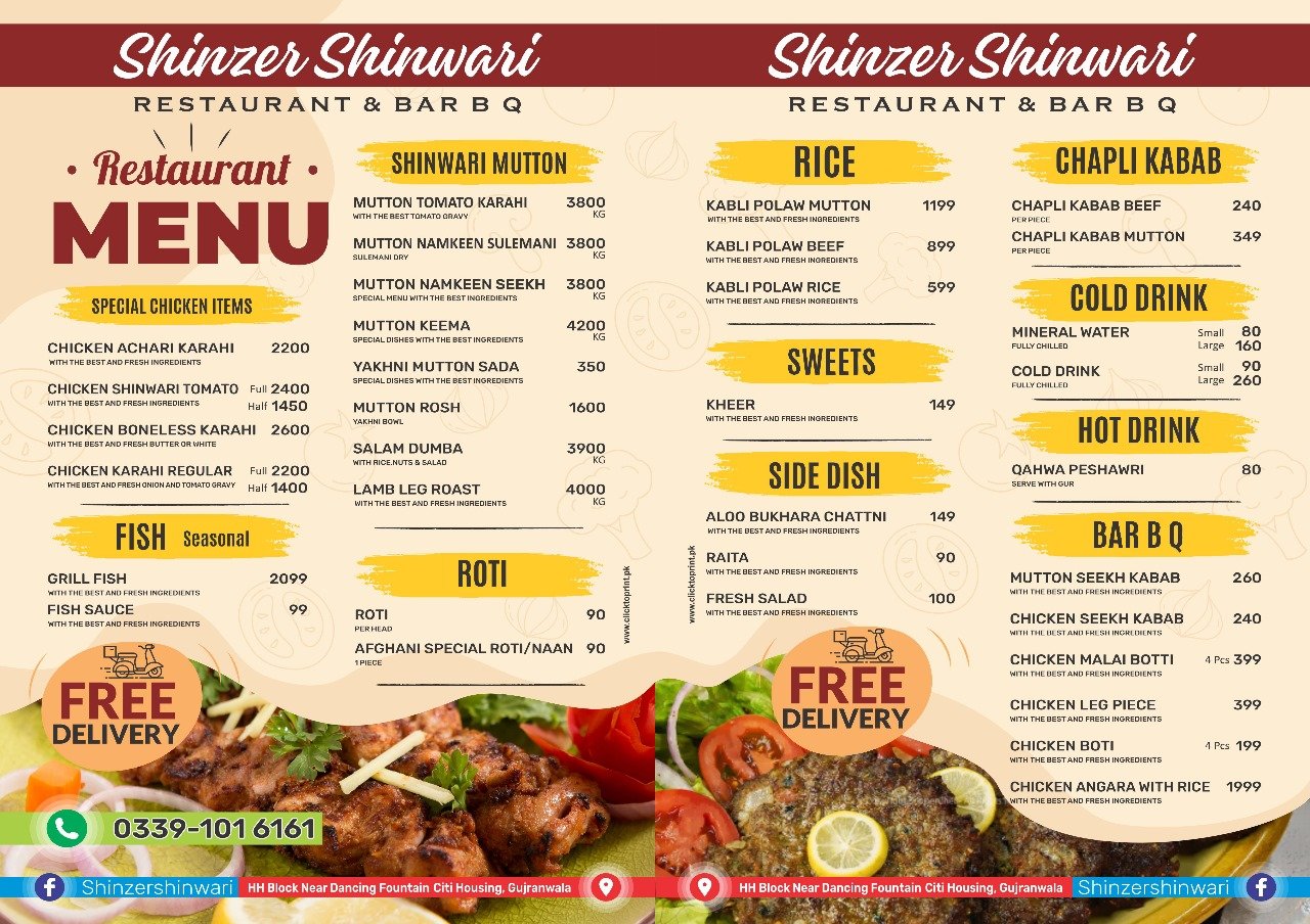 Customized Menu Flyers Restaurant Menu Printing Custom Menu Printing Cheap Menu Printing Menu Design and Printing Menu Printing Near Me