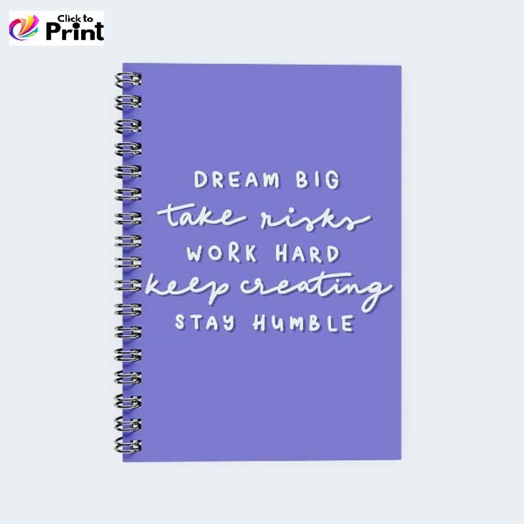 Customized Blue Notebook best school notebooks printing design printful notebooks printed cover notebooks​