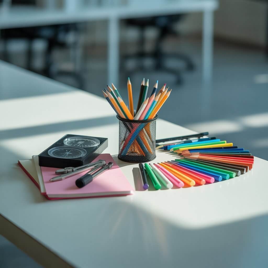 school accessories printing