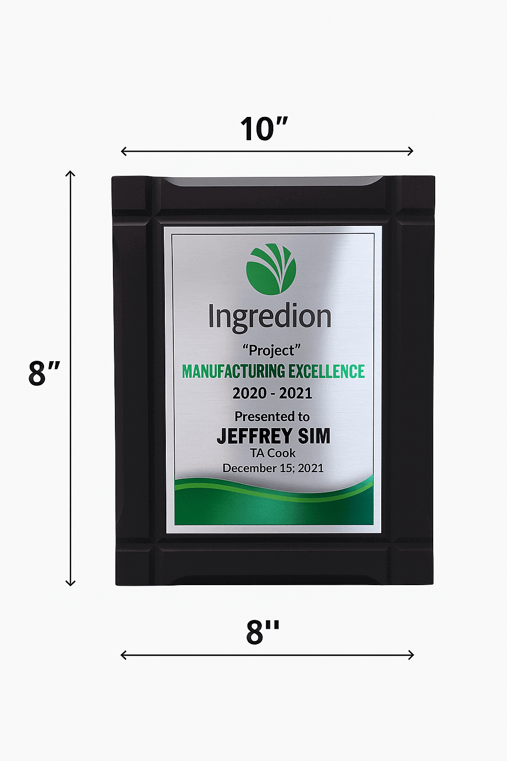 Black Rectangular Award Shield Custom Award Shields Black Rectangular Achievement Shield Award Shield Printing Click To Print Award Shields